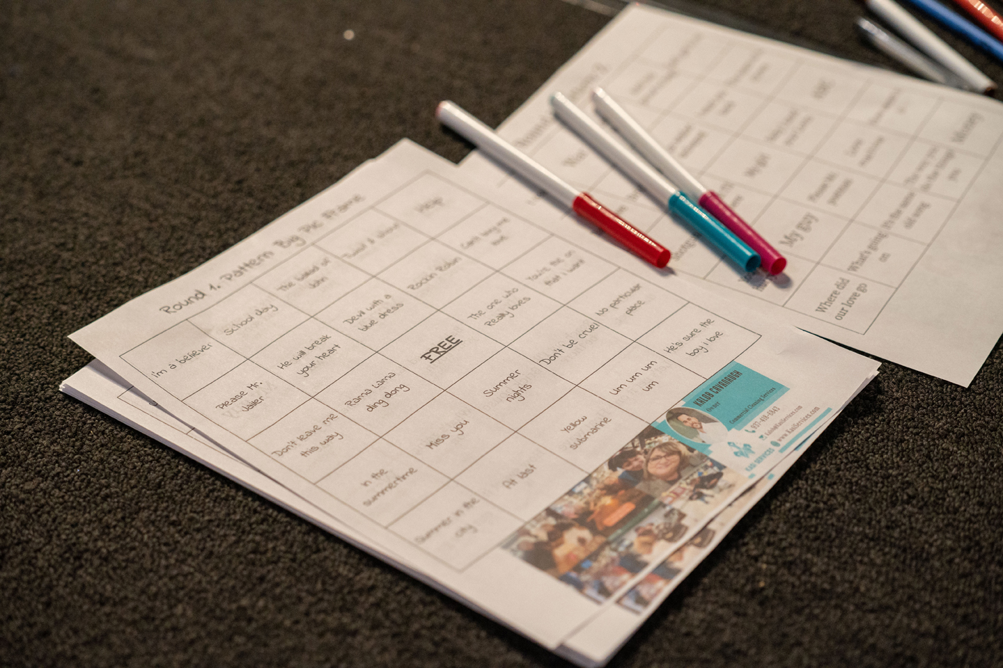 Music Bingo at the Social at Piqua Center